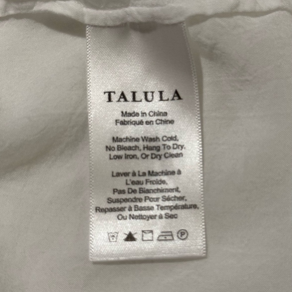 Talula White 100% Cotton Cardigan Open Front Size S/M - EUC Worn Once - Picture 5 of 6